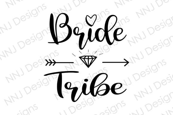 Bride Tribe SVG: Styling Your Wedding Party's Special Moments