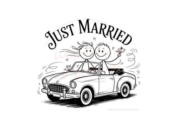 Celebrating Love: The Charm of Wedding Couple Stick Figures 148