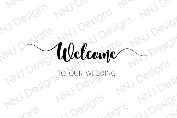 Charming Welcome to Our Wedding SVG for Your Special Day