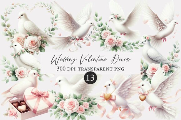 Designing with Love: Using Wedding Doves Clipart