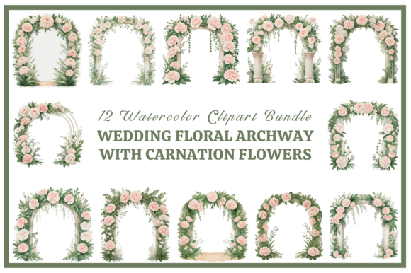Elegant Floral Frames for Wedding Stationery & Beyond