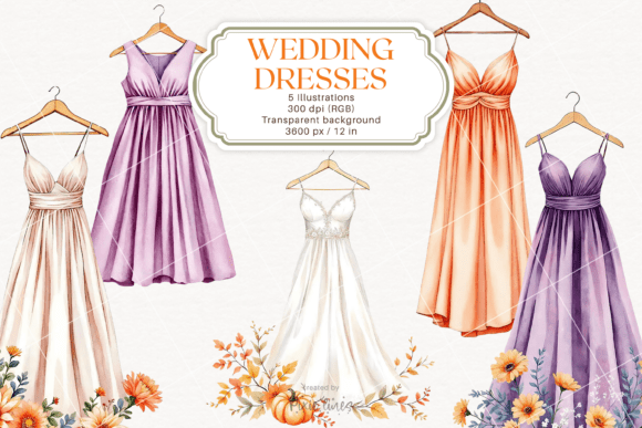 Embrace the Season: Autumn Wedding Party Dress Designs
