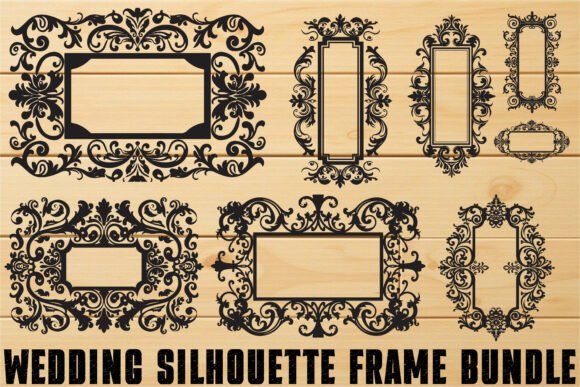 Timeless Elegance: Using Wedding Frame Silhouettes in Design