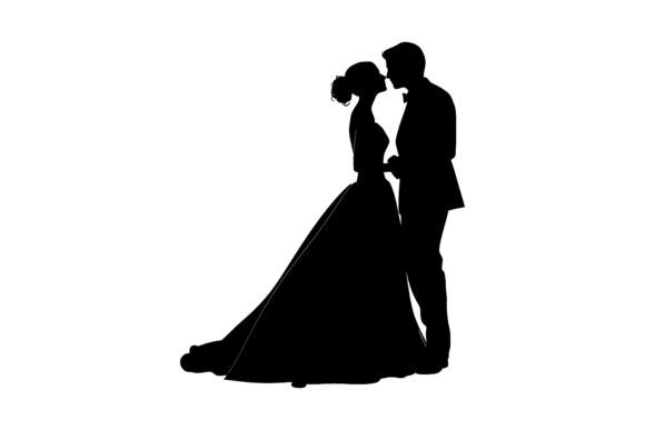 Timeless Romance: Using Wedding Couple Silhouettes in Design