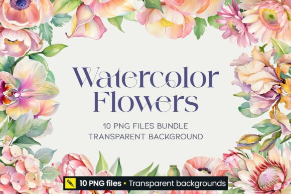 Watercolor Flowers Clipart: A Designer's Secret Weapon