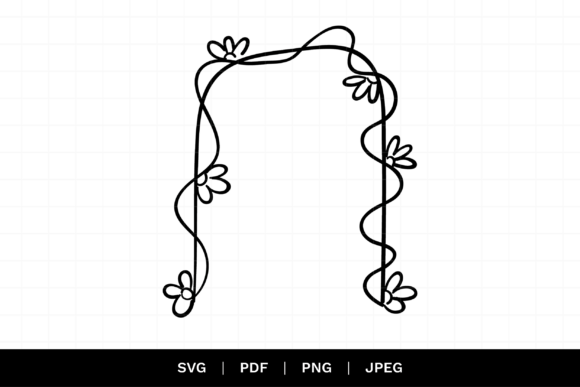 Whimsical Wedding Archway SVG: A Designer's Dream Asset